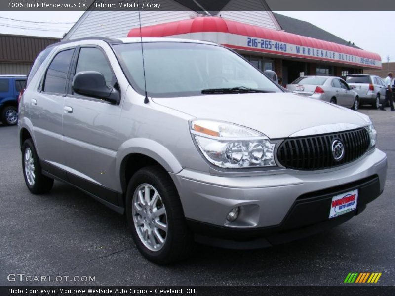 Platinum Metallic / Gray 2006 Buick Rendezvous CX