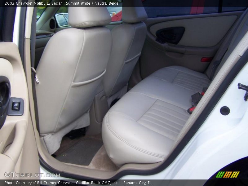 Summit White / Neutral Beige 2003 Chevrolet Malibu LS Sedan