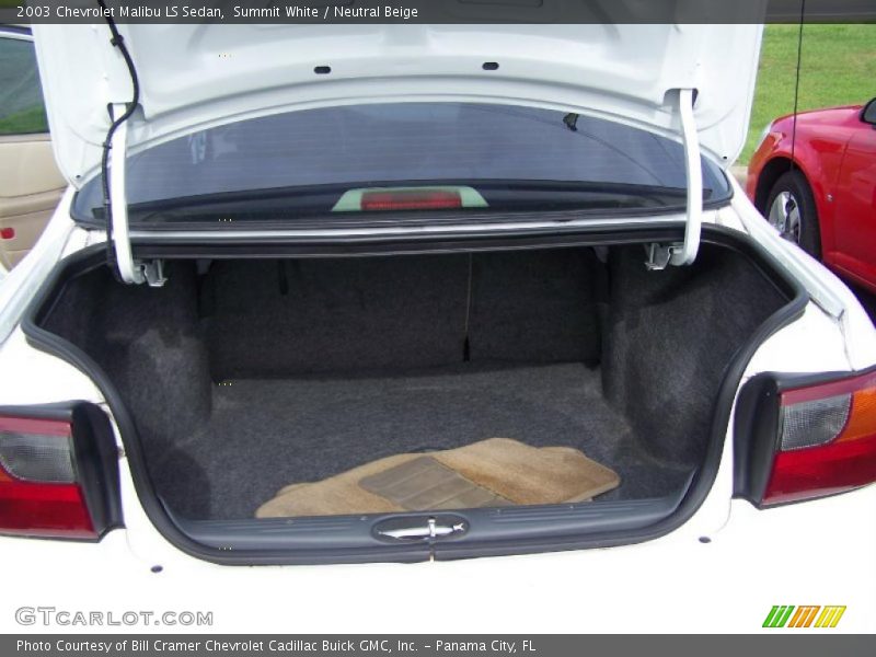 Summit White / Neutral Beige 2003 Chevrolet Malibu LS Sedan