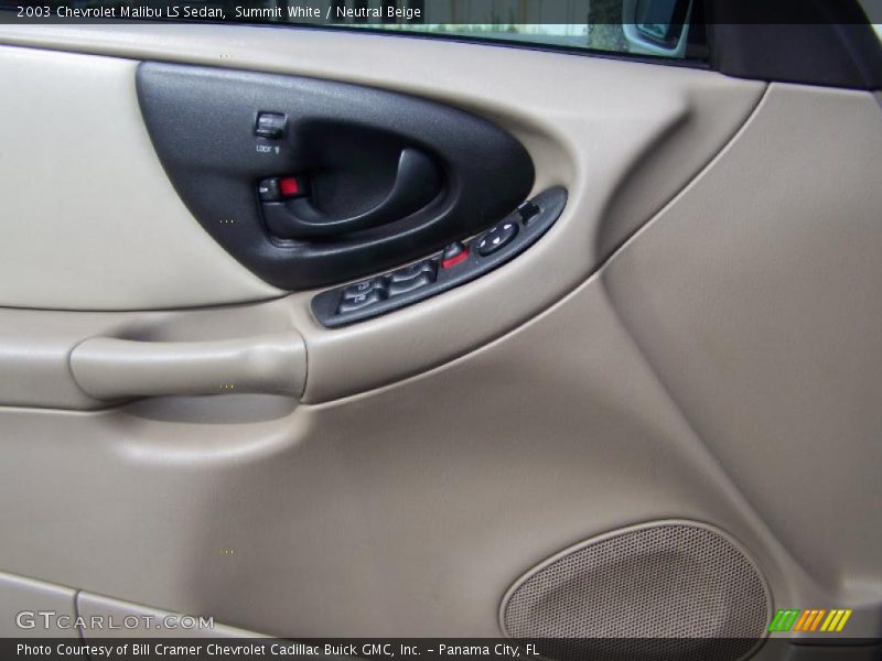 Summit White / Neutral Beige 2003 Chevrolet Malibu LS Sedan
