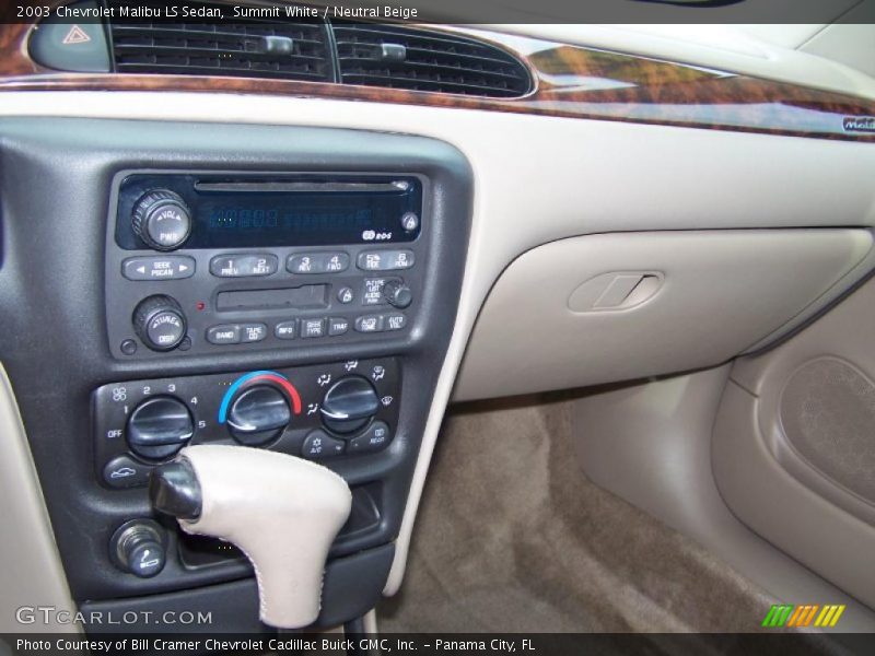 Summit White / Neutral Beige 2003 Chevrolet Malibu LS Sedan