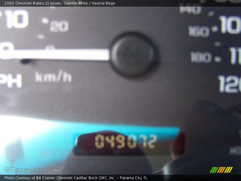 Summit White / Neutral Beige 2003 Chevrolet Malibu LS Sedan