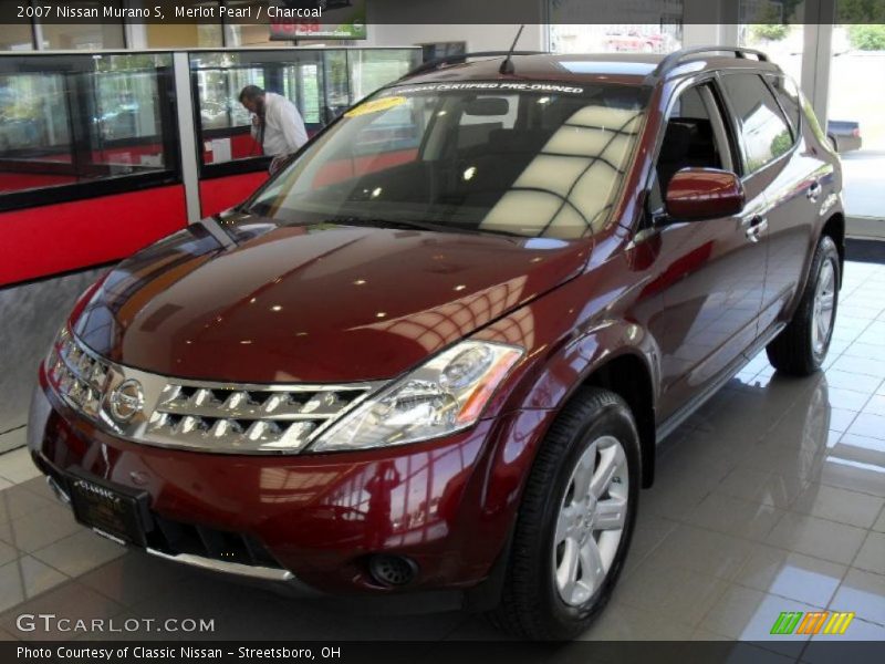 Merlot Pearl / Charcoal 2007 Nissan Murano S