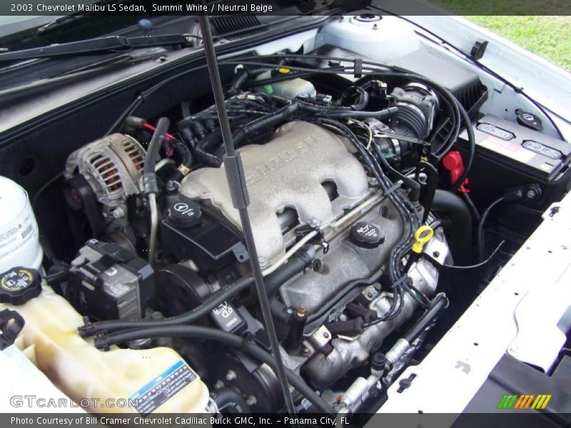 Summit White / Neutral Beige 2003 Chevrolet Malibu LS Sedan