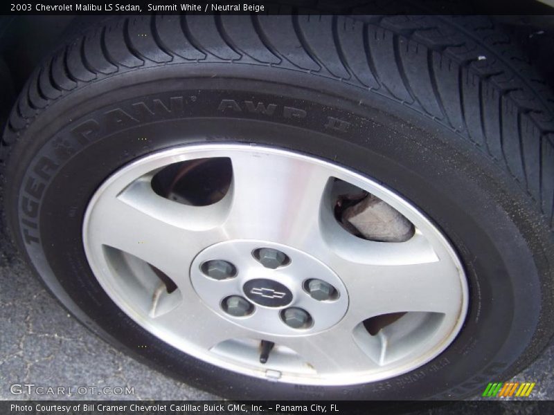 Summit White / Neutral Beige 2003 Chevrolet Malibu LS Sedan