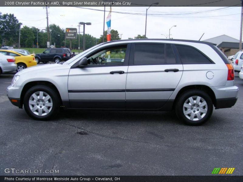 Bright Silver Metallic / Pastel Slate Gray 2008 Chrysler Pacifica LX AWD