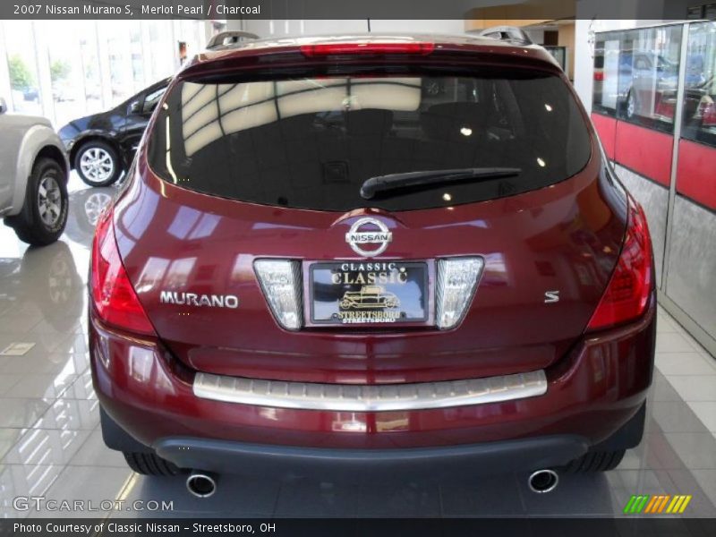 Merlot Pearl / Charcoal 2007 Nissan Murano S