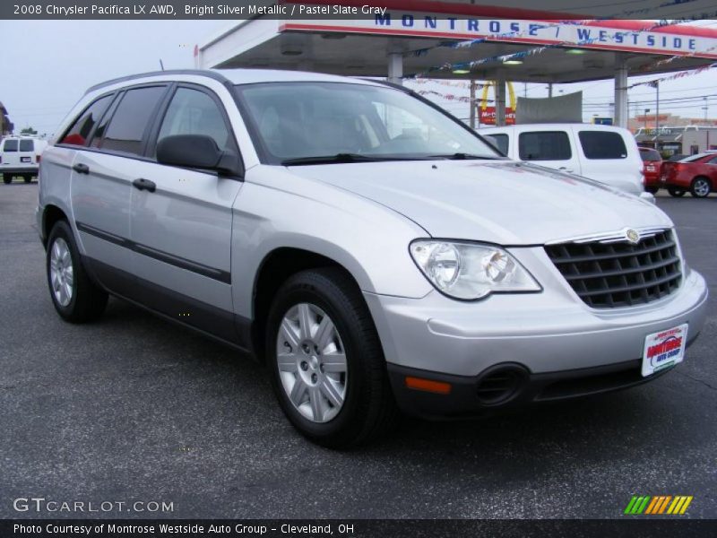 Bright Silver Metallic / Pastel Slate Gray 2008 Chrysler Pacifica LX AWD