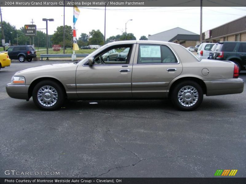 Arizona Beige Metallic / Medium Parchment 2004 Mercury Grand Marquis GS