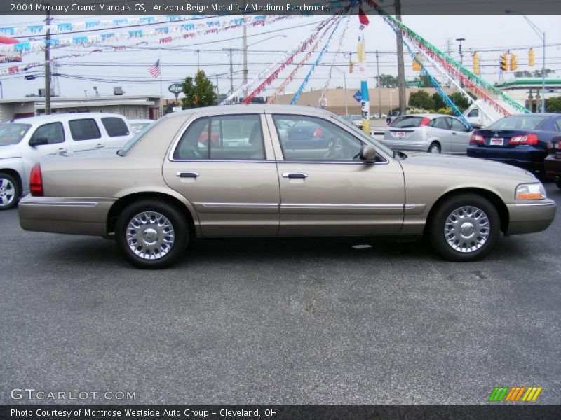 Arizona Beige Metallic / Medium Parchment 2004 Mercury Grand Marquis GS