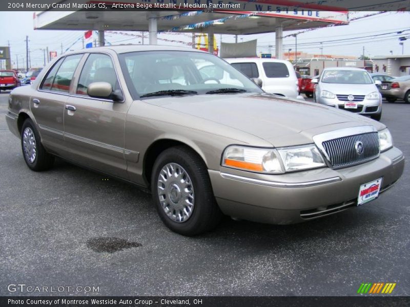 Arizona Beige Metallic / Medium Parchment 2004 Mercury Grand Marquis GS