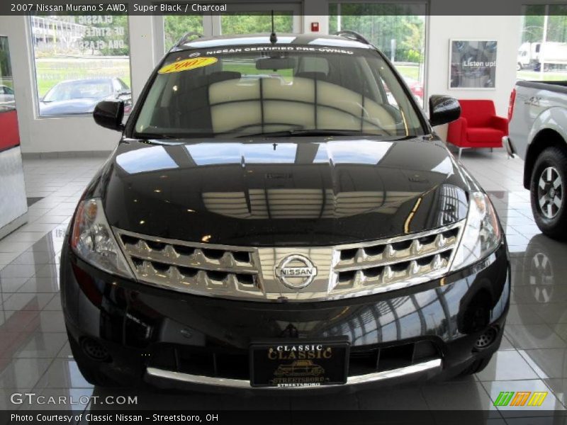 Super Black / Charcoal 2007 Nissan Murano S AWD