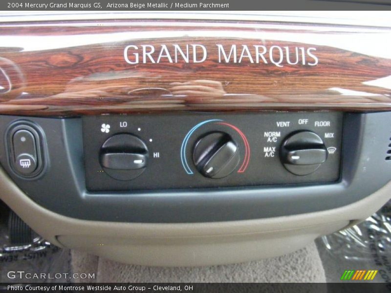 Arizona Beige Metallic / Medium Parchment 2004 Mercury Grand Marquis GS