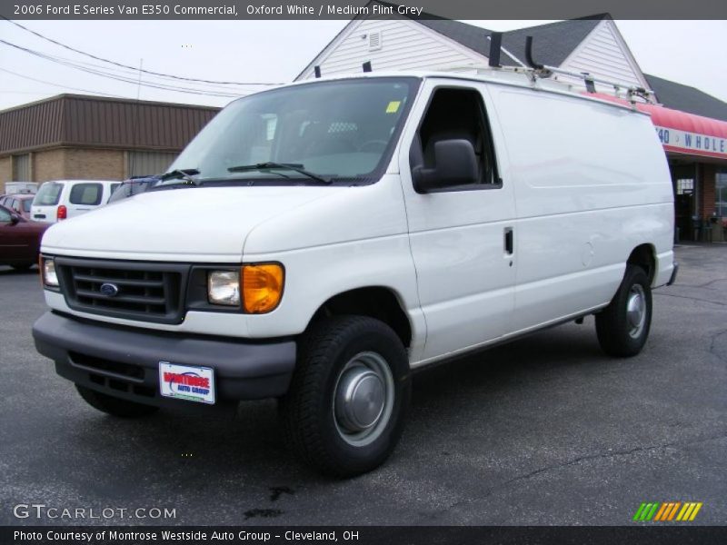Oxford White / Medium Flint Grey 2006 Ford E Series Van E350 Commercial