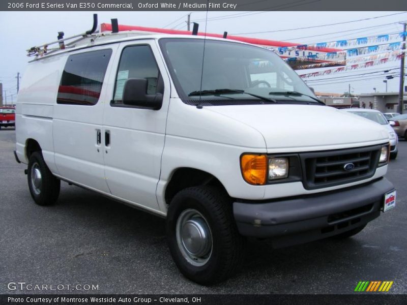 Oxford White / Medium Flint Grey 2006 Ford E Series Van E350 Commercial