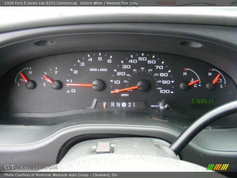 Oxford White / Medium Flint Grey 2006 Ford E Series Van E350 Commercial