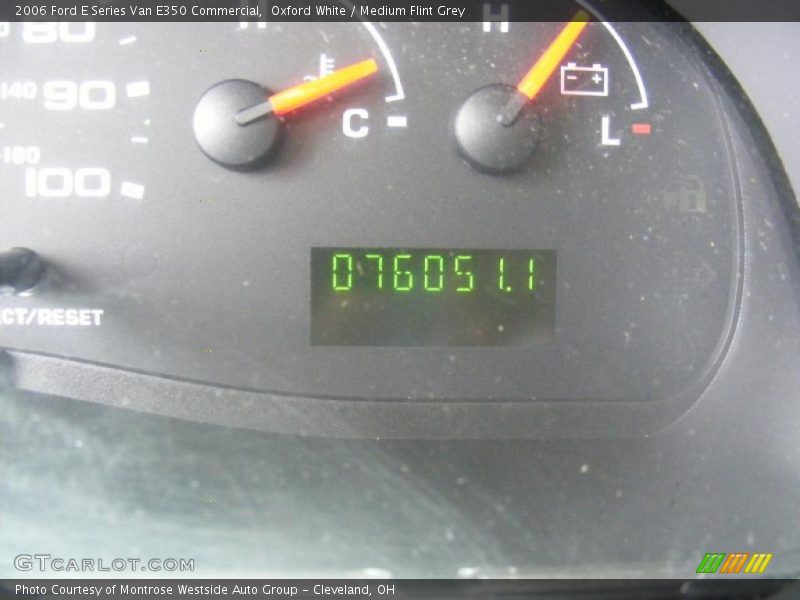 Oxford White / Medium Flint Grey 2006 Ford E Series Van E350 Commercial