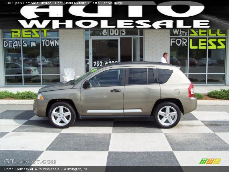 Light Khaki Metallic / Pastel Pebble Beige 2007 Jeep Compass Limited