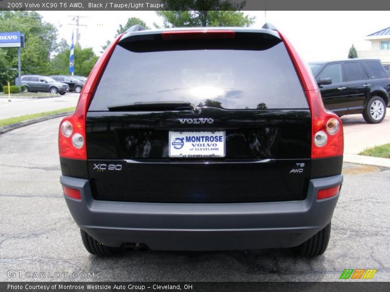 Black / Taupe/Light Taupe 2005 Volvo XC90 T6 AWD