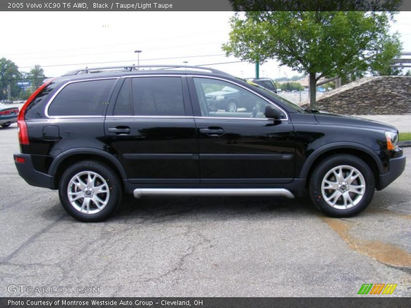 Black / Taupe/Light Taupe 2005 Volvo XC90 T6 AWD