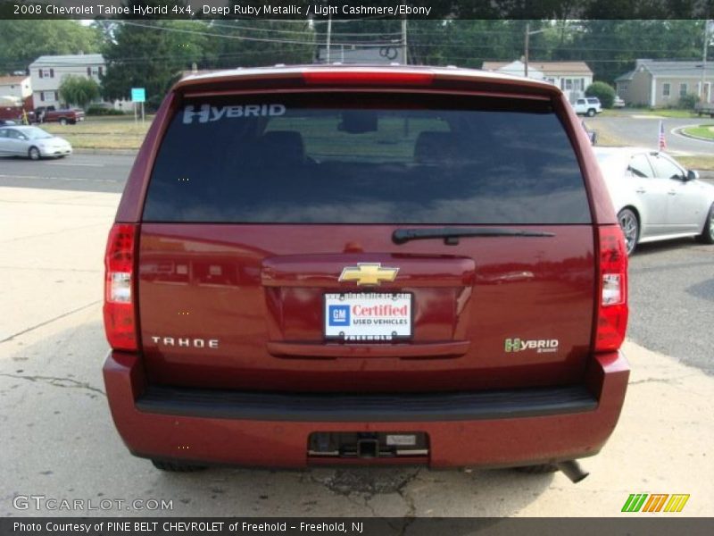 Deep Ruby Metallic / Light Cashmere/Ebony 2008 Chevrolet Tahoe Hybrid 4x4