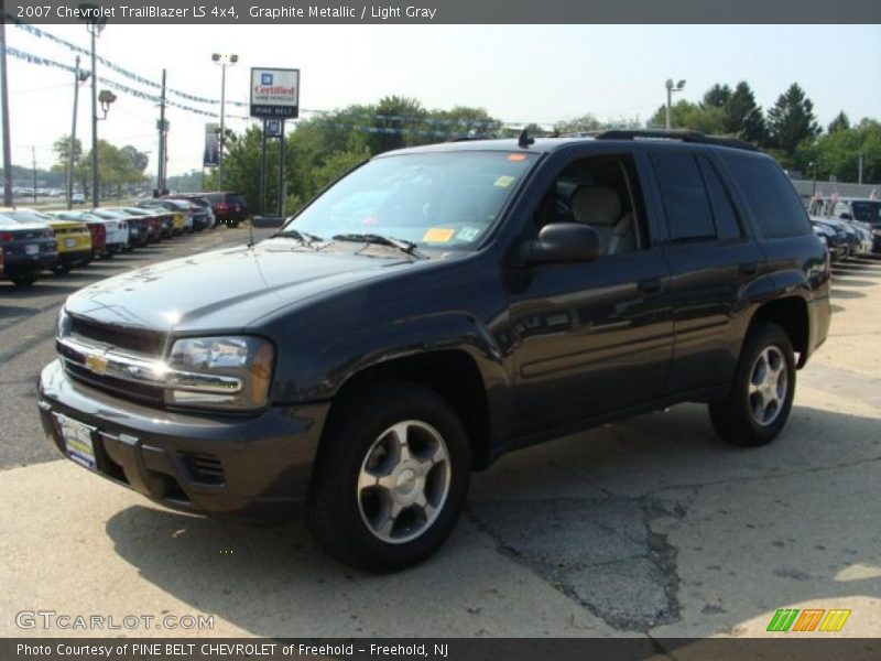 Graphite Metallic / Light Gray 2007 Chevrolet TrailBlazer LS 4x4