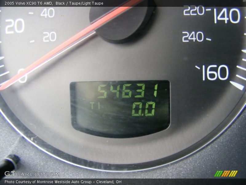 Black / Taupe/Light Taupe 2005 Volvo XC90 T6 AWD
