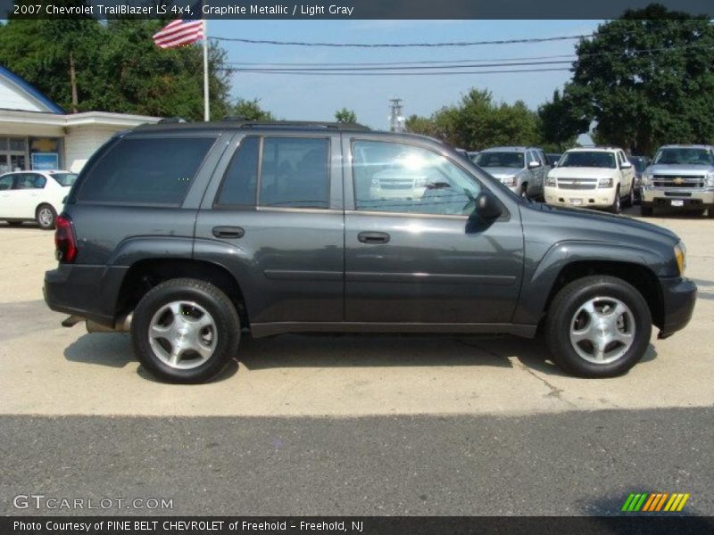 Graphite Metallic / Light Gray 2007 Chevrolet TrailBlazer LS 4x4