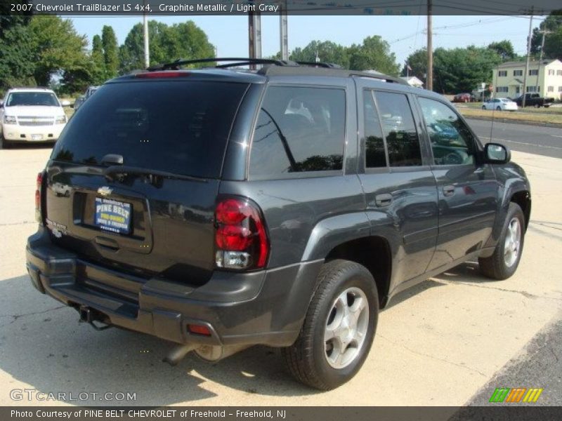 Graphite Metallic / Light Gray 2007 Chevrolet TrailBlazer LS 4x4