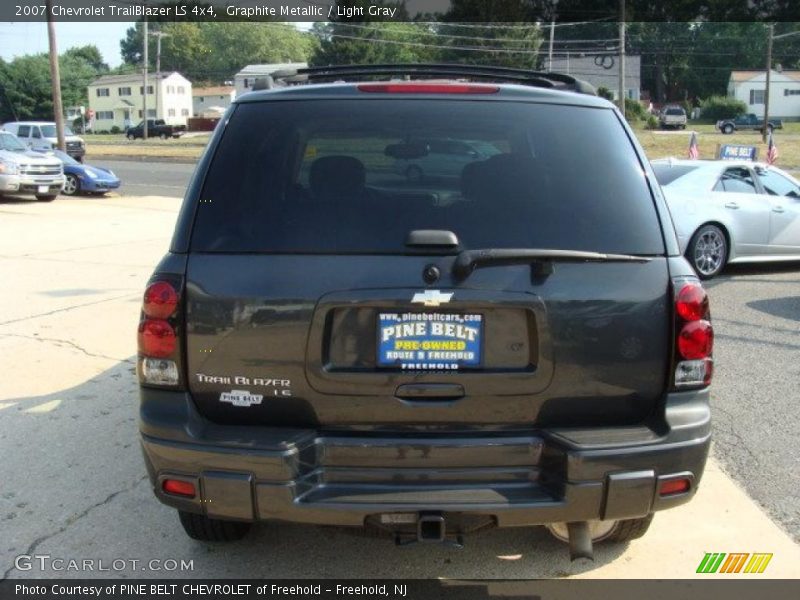 Graphite Metallic / Light Gray 2007 Chevrolet TrailBlazer LS 4x4