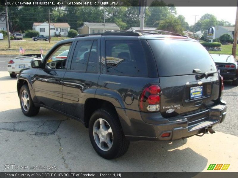 Graphite Metallic / Light Gray 2007 Chevrolet TrailBlazer LS 4x4