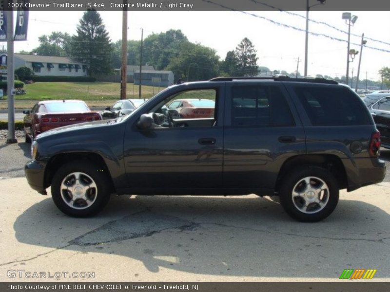 Graphite Metallic / Light Gray 2007 Chevrolet TrailBlazer LS 4x4