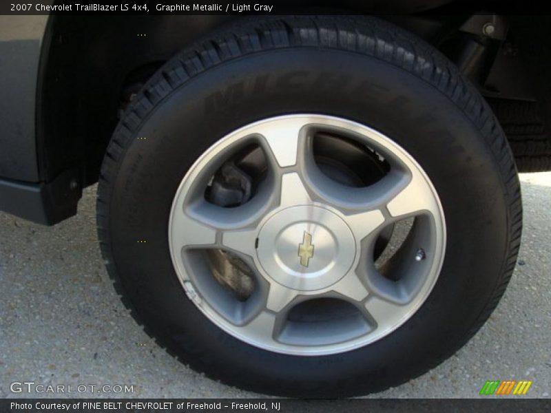 Graphite Metallic / Light Gray 2007 Chevrolet TrailBlazer LS 4x4