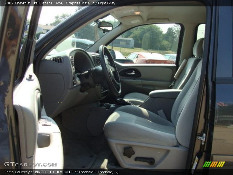Graphite Metallic / Light Gray 2007 Chevrolet TrailBlazer LS 4x4