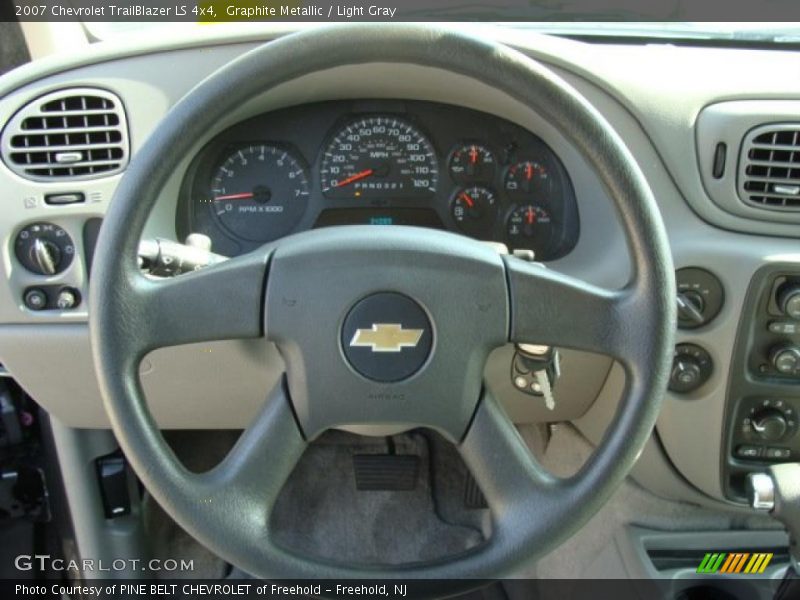 Graphite Metallic / Light Gray 2007 Chevrolet TrailBlazer LS 4x4