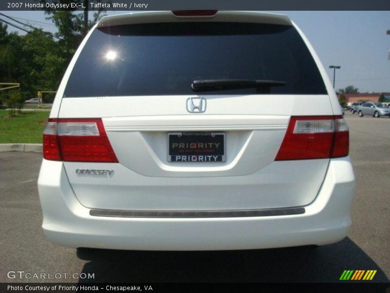 Taffeta White / Ivory 2007 Honda Odyssey EX-L