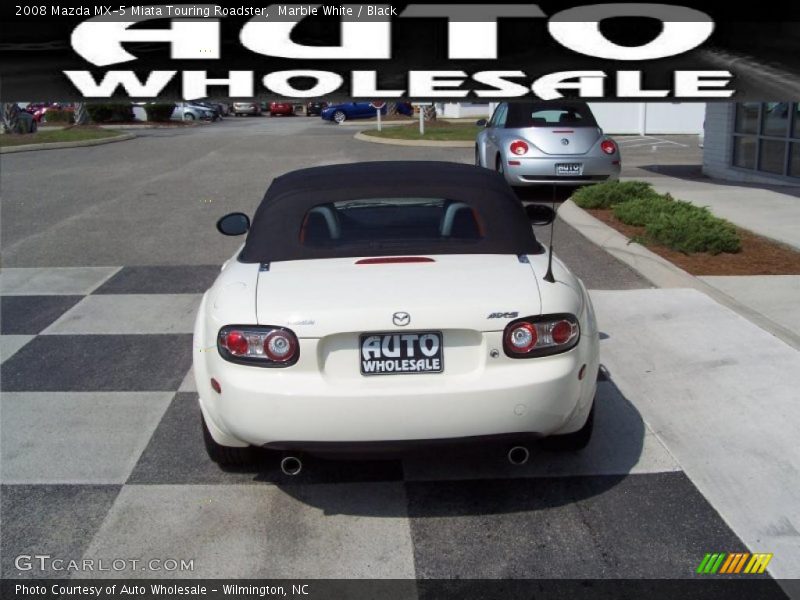 Marble White / Black 2008 Mazda MX-5 Miata Touring Roadster