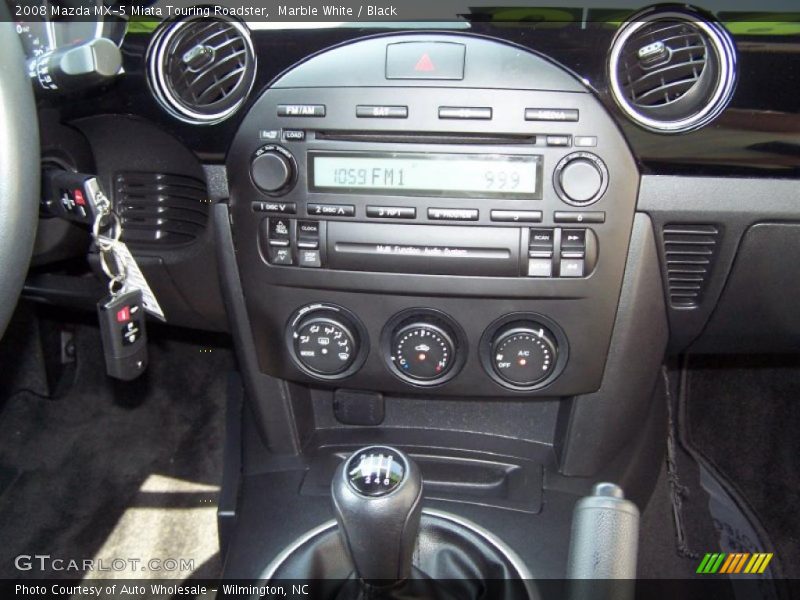 Marble White / Black 2008 Mazda MX-5 Miata Touring Roadster