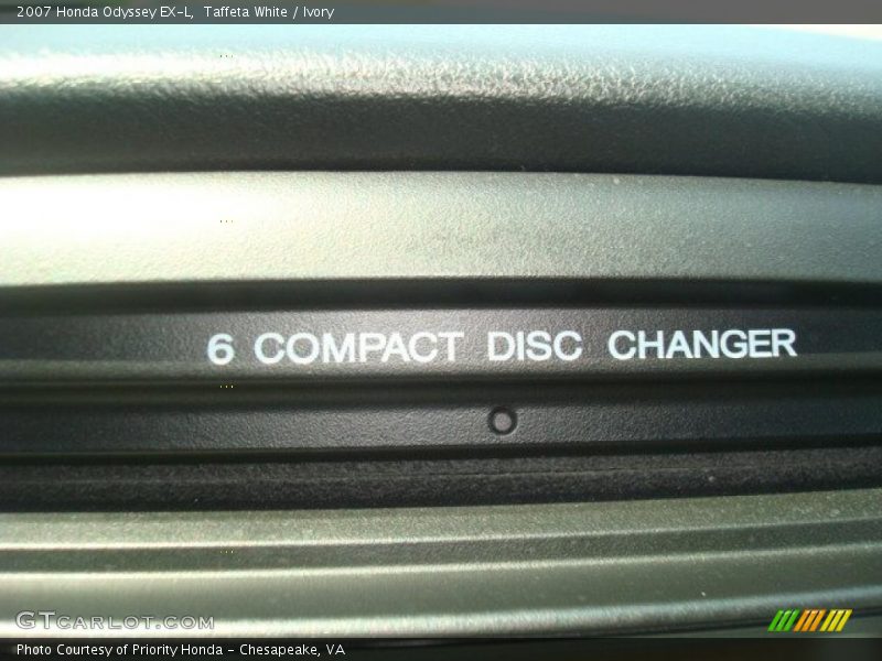 Taffeta White / Ivory 2007 Honda Odyssey EX-L