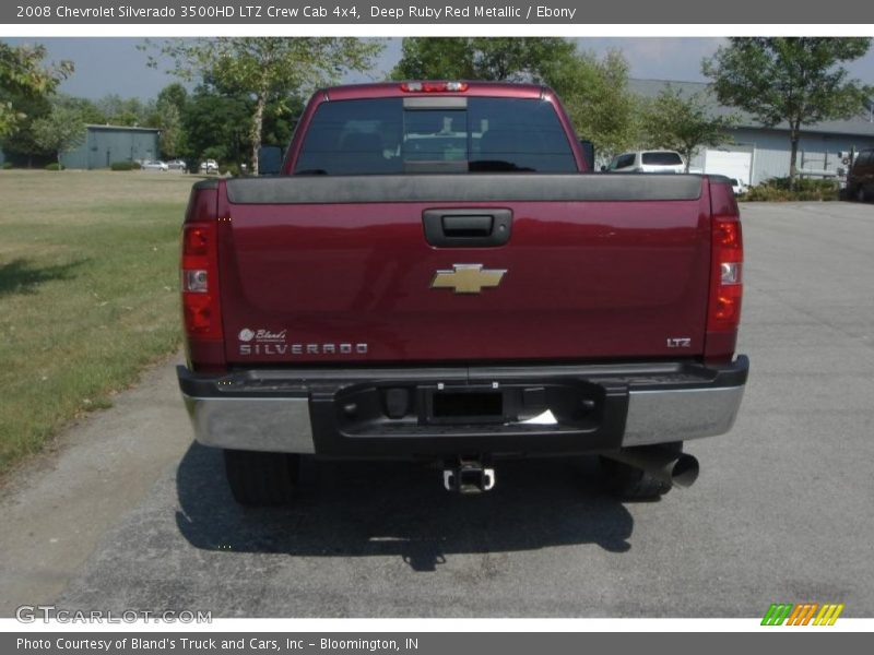 Deep Ruby Red Metallic / Ebony 2008 Chevrolet Silverado 3500HD LTZ Crew Cab 4x4