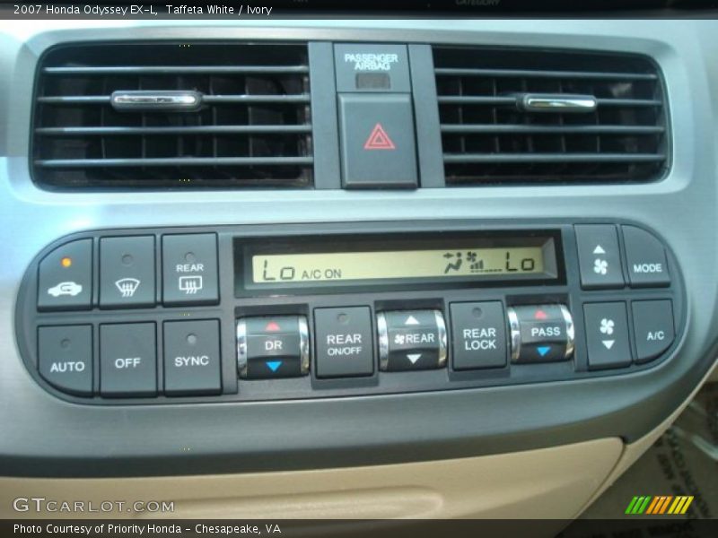 Taffeta White / Ivory 2007 Honda Odyssey EX-L