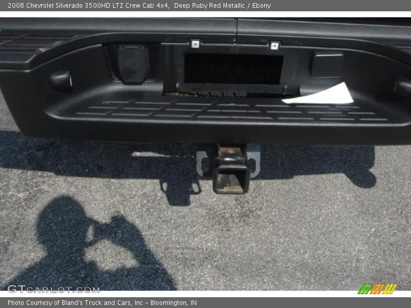Deep Ruby Red Metallic / Ebony 2008 Chevrolet Silverado 3500HD LTZ Crew Cab 4x4
