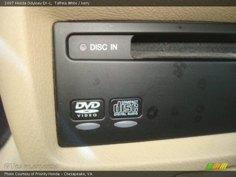 Taffeta White / Ivory 2007 Honda Odyssey EX-L