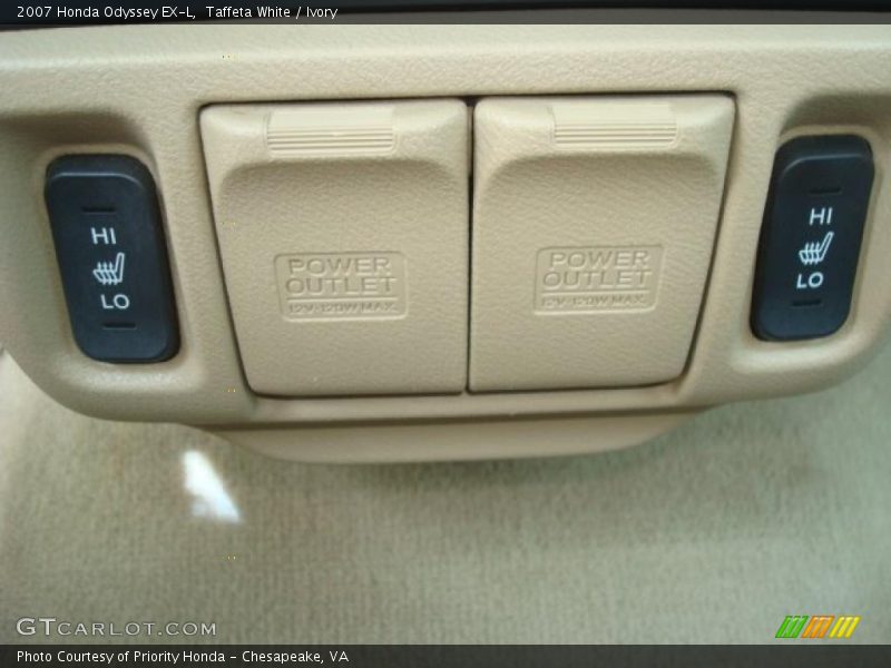 Taffeta White / Ivory 2007 Honda Odyssey EX-L