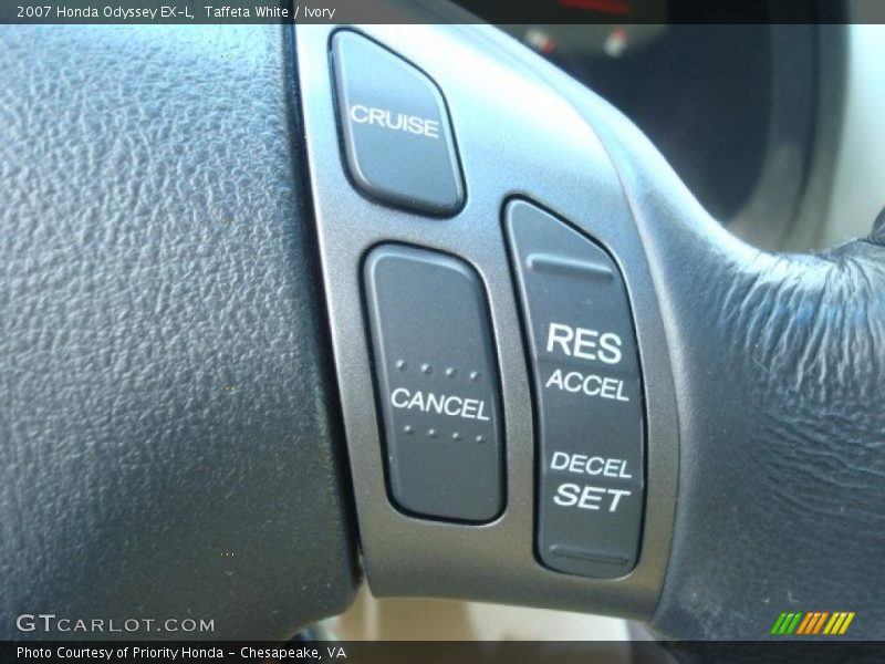 Taffeta White / Ivory 2007 Honda Odyssey EX-L