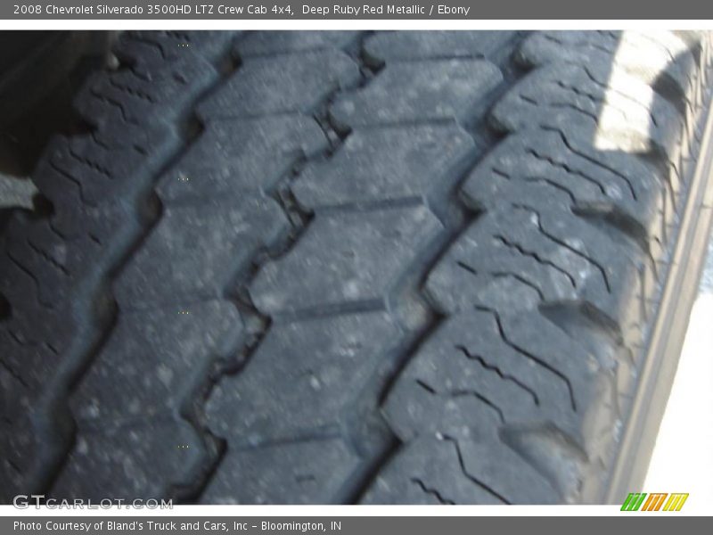 Deep Ruby Red Metallic / Ebony 2008 Chevrolet Silverado 3500HD LTZ Crew Cab 4x4