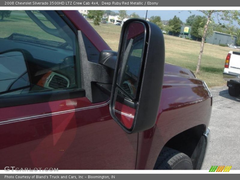 Deep Ruby Red Metallic / Ebony 2008 Chevrolet Silverado 3500HD LTZ Crew Cab 4x4