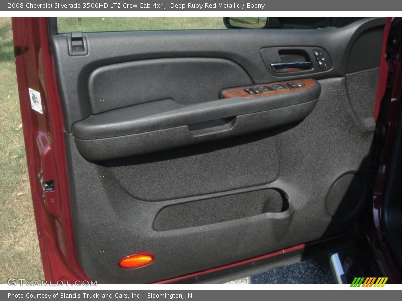 Deep Ruby Red Metallic / Ebony 2008 Chevrolet Silverado 3500HD LTZ Crew Cab 4x4