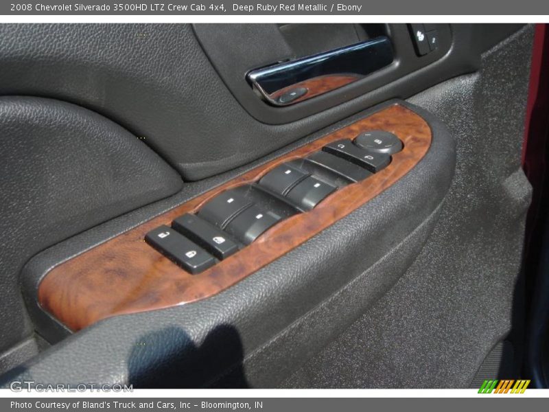 Deep Ruby Red Metallic / Ebony 2008 Chevrolet Silverado 3500HD LTZ Crew Cab 4x4