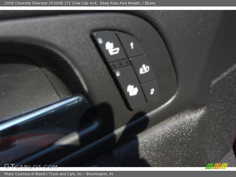 Deep Ruby Red Metallic / Ebony 2008 Chevrolet Silverado 3500HD LTZ Crew Cab 4x4